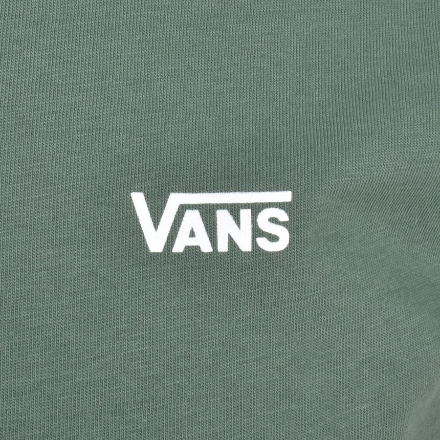 Vans classic logo t-shirt in green new arrivals